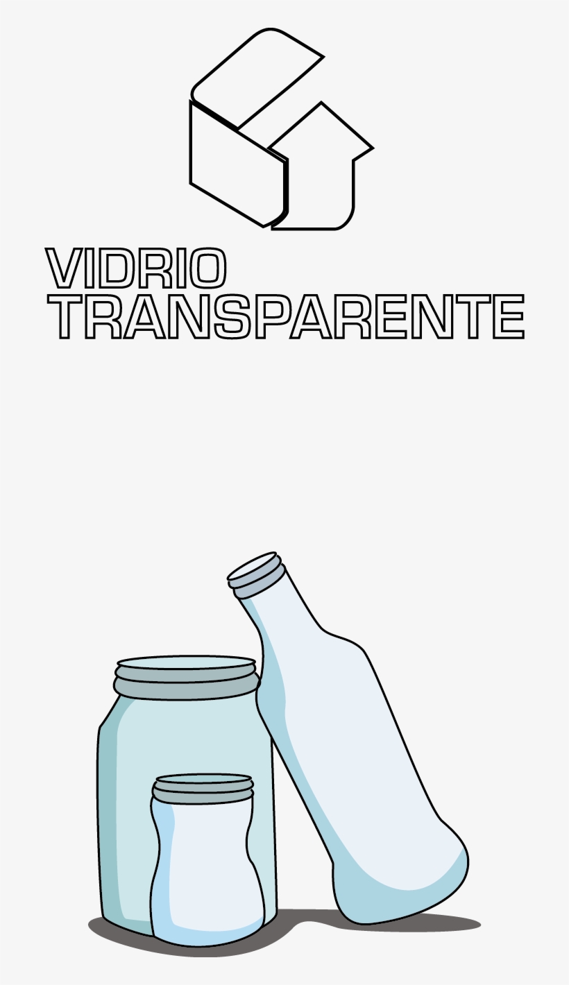 Botellas Vacías Transparentes De Jugos, Refrescos Y - Glass Bottle, transparent png #3546495