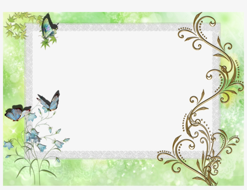 Algumas Molduras Com Tons Verdes, Motivos De Jardins - Cafepress Harebells Tile Coaster, transparent png #3547200