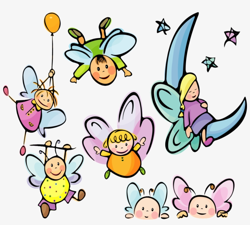 Chicas Aqui Les Dejo Estas Imagenes De Unos Angelitos - Cute Angels Cartoons, transparent png #3547416