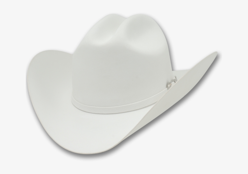 100x Fur Felt Cattleman - White, transparent png #3547677