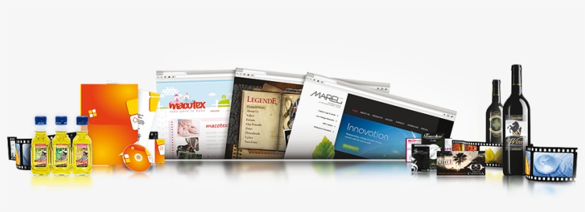 Diferentes Trabajos De Diseño Web, Diseño Gráfico Y - Download, transparent png #3547813