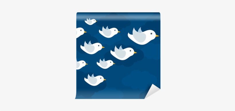Fotomural El Vuelo De Palomas Blancas Volando • Pixers® - Flight, transparent png #3549000