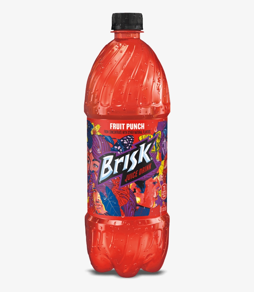 Brisk Fruit Punch - Brisk Iced Tea Lemon, transparent png #3549018