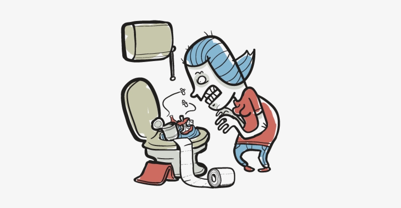 De Cigarro No Vaso Sanitário - Vaso Sanitario Charge, transparent png #3549058