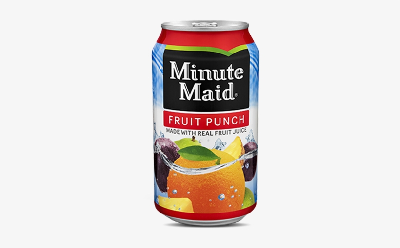 12 Fl Oz Can - Minute Maid Fruit Punch Can, transparent png #3549109