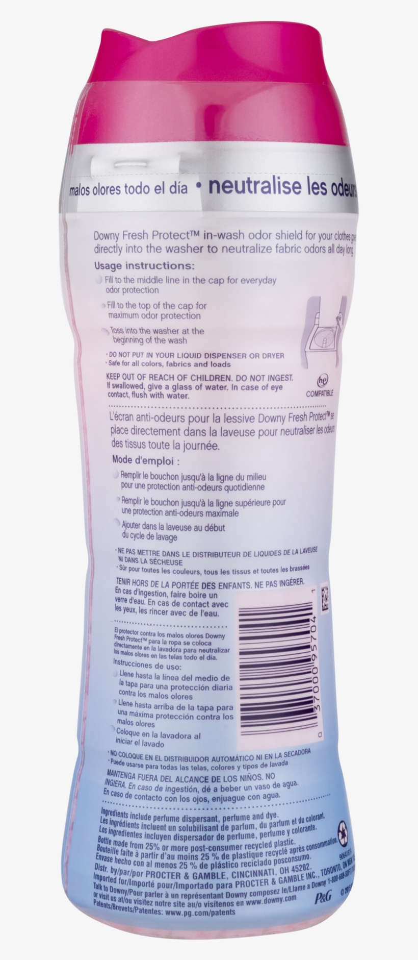 Downy Fresh Protect In-wash Scent Booster Beads, April - Downy Fresh Protect In-wash Odor Shield Laundry Beads, transparent png #3549182