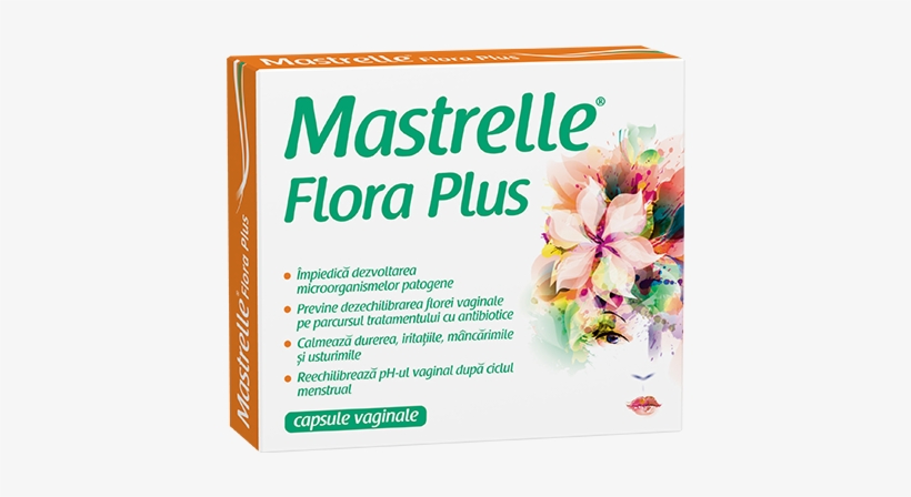 Mastrelle® Flora Plus, Vaginal Capsules - Fiterman Pharma, transparent png #3549326