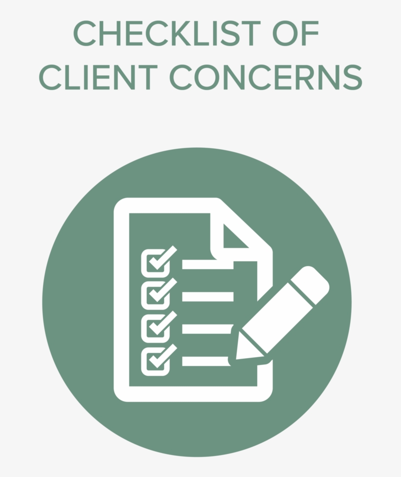 Checklist Of Clients Concerns - Icon, transparent png #3549524