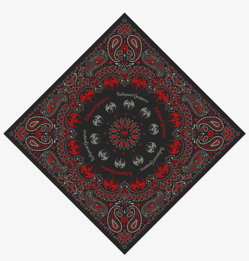 Bloody Bandana - Hollywood Vampires Merchandise, transparent png #3549693