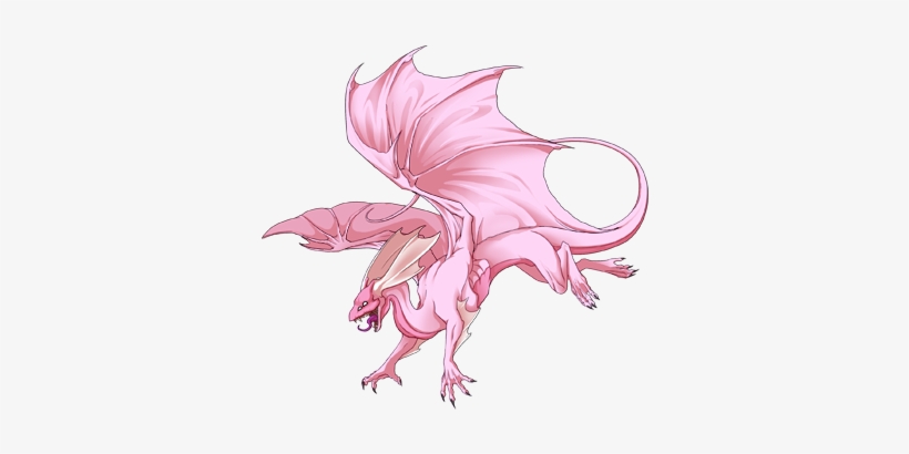 Pink Dragons - Flight Rising Saving Dragon, transparent png #3549717