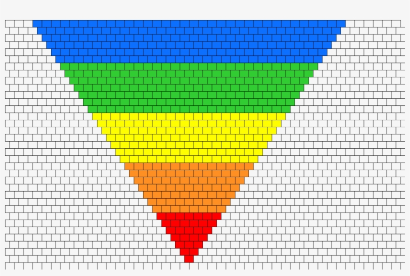 Pride Bandana Bead Pattern - Visual Arts, transparent png #3549790