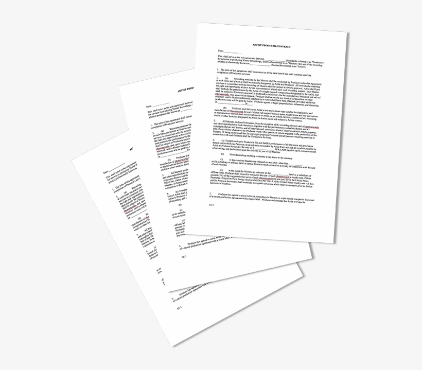 You Can Download Our Free Music Contracts Pack Which - Contract, transparent png #3550035