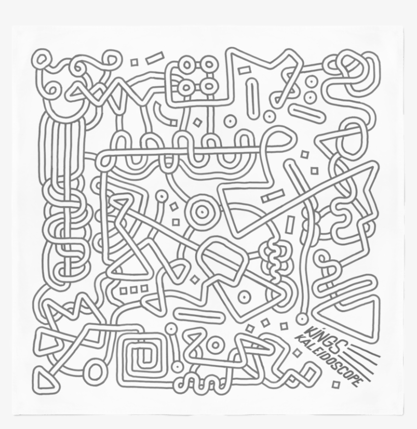 Matthew Espinosa Spaced Out Bandana - Paisley Bandana Head Wrap Cotton Head Wrap Neck Scarf, transparent png #3550041