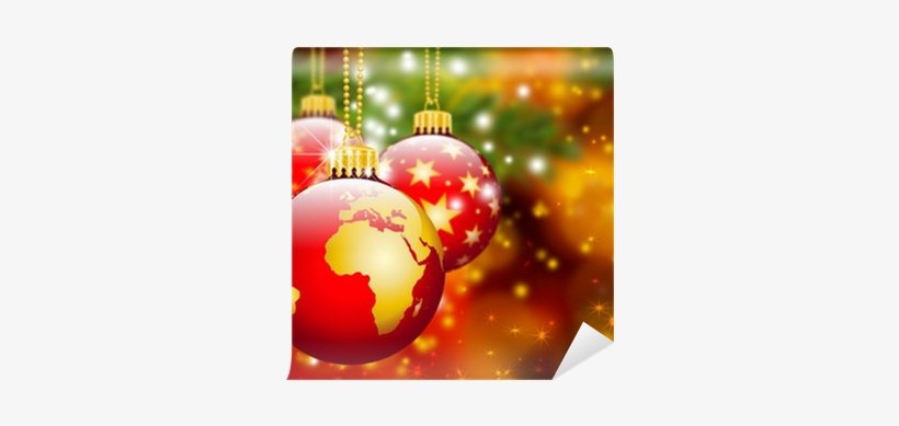 Fotomural Adornos Para Árboles De Navidad, Tierra, - Christmas Day, transparent png #3550237