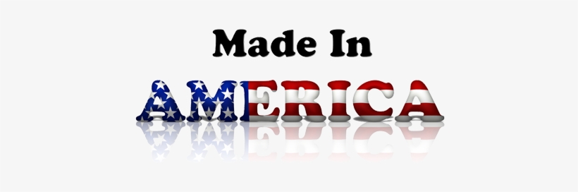 Words Made In America In The American Flag Colors, transparent png #3550433
