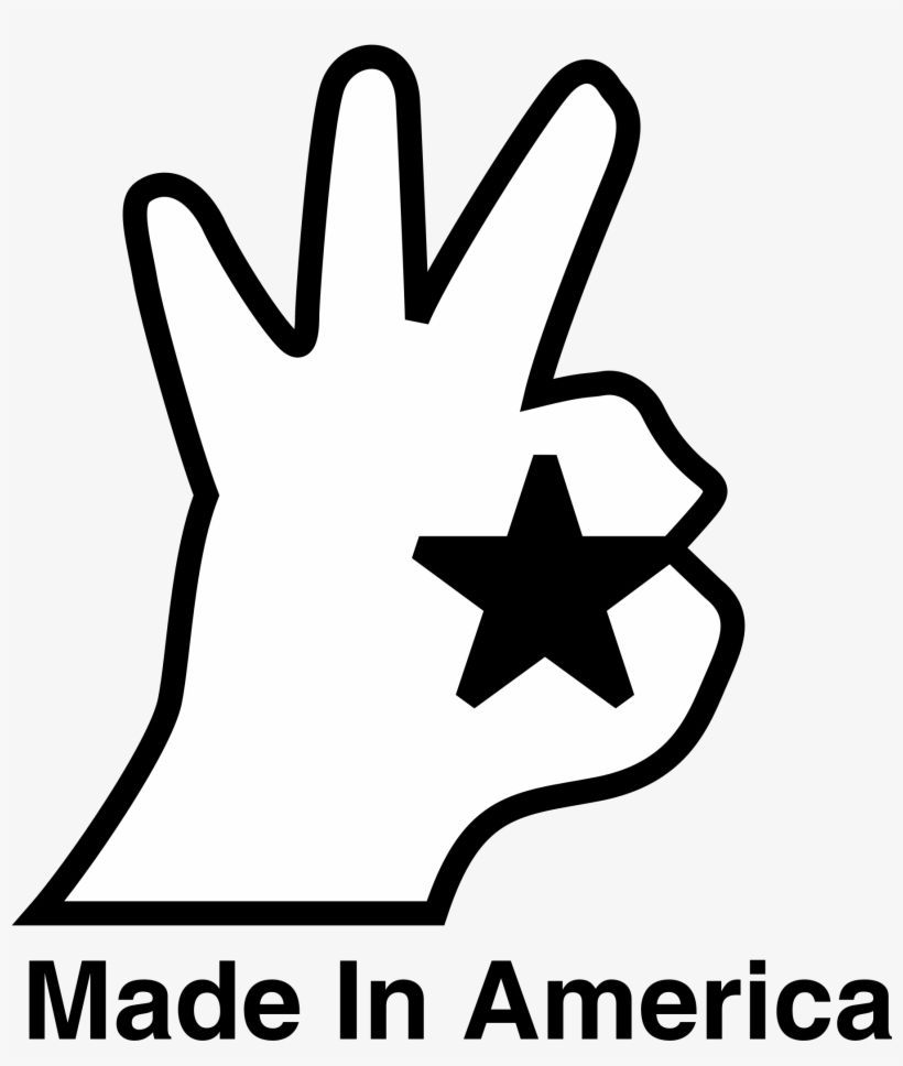 Made In America Logo Png Transparent - Made In America Hand, transparent png #3550488
