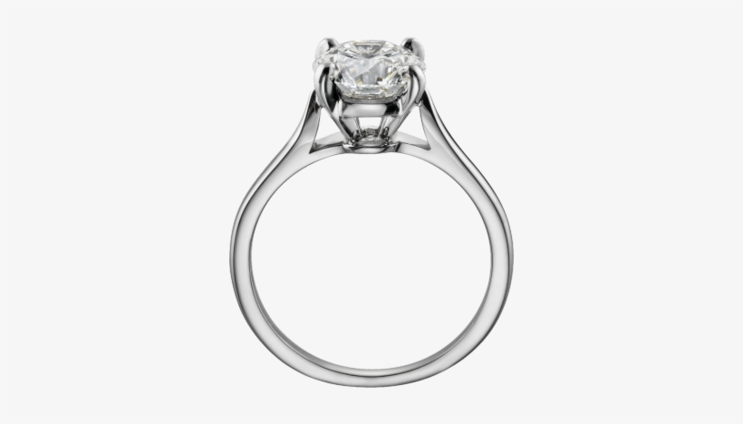 Cartier 1895 Solitaire Ring, transparent png #3550516