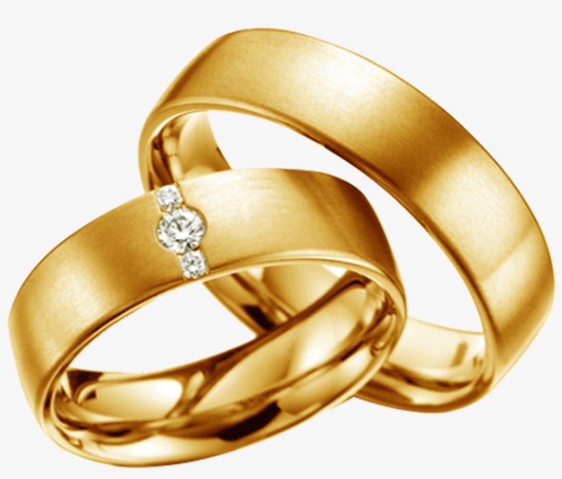 Download Elegant Wedding Rings with Intricate Designs - White Gold and  Yellow Gold PNG Online - Creative Fabrica