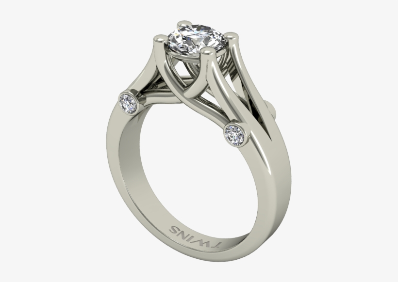 En - Anillo De Compromiso De Platino, transparent png #3550807