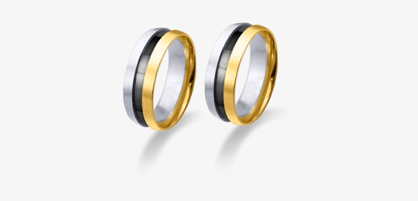 Alianza Plana Negra,blanca Y Amarilla - Gold, transparent png #3550984