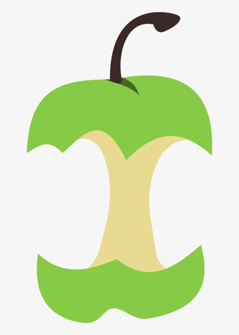 Apple Core Cutie Mark By The Smiling Pony On Deviantart - Apple Core Clipart Png, transparent png #3551711