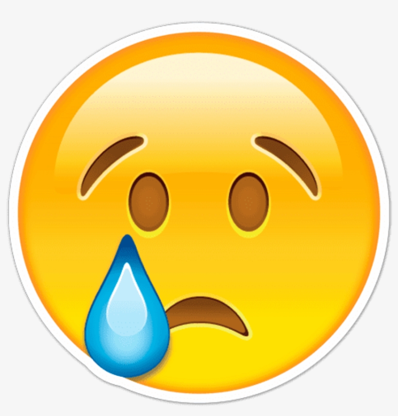 Cara Triste Png - Sad Emoji Clip Art, transparent png #3551714