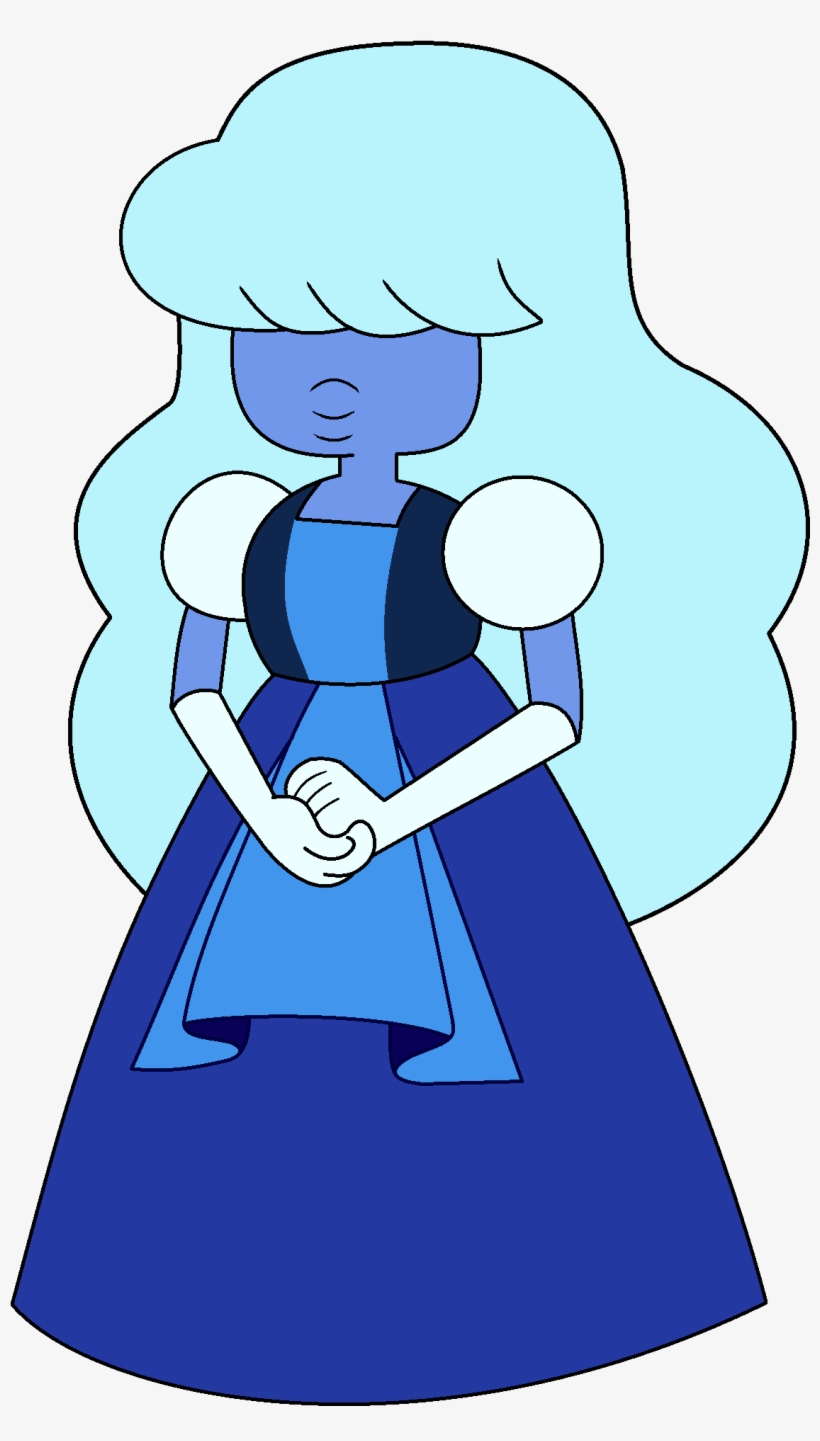 Sap - Steven Universe Blue Sapphire, transparent png #3552111