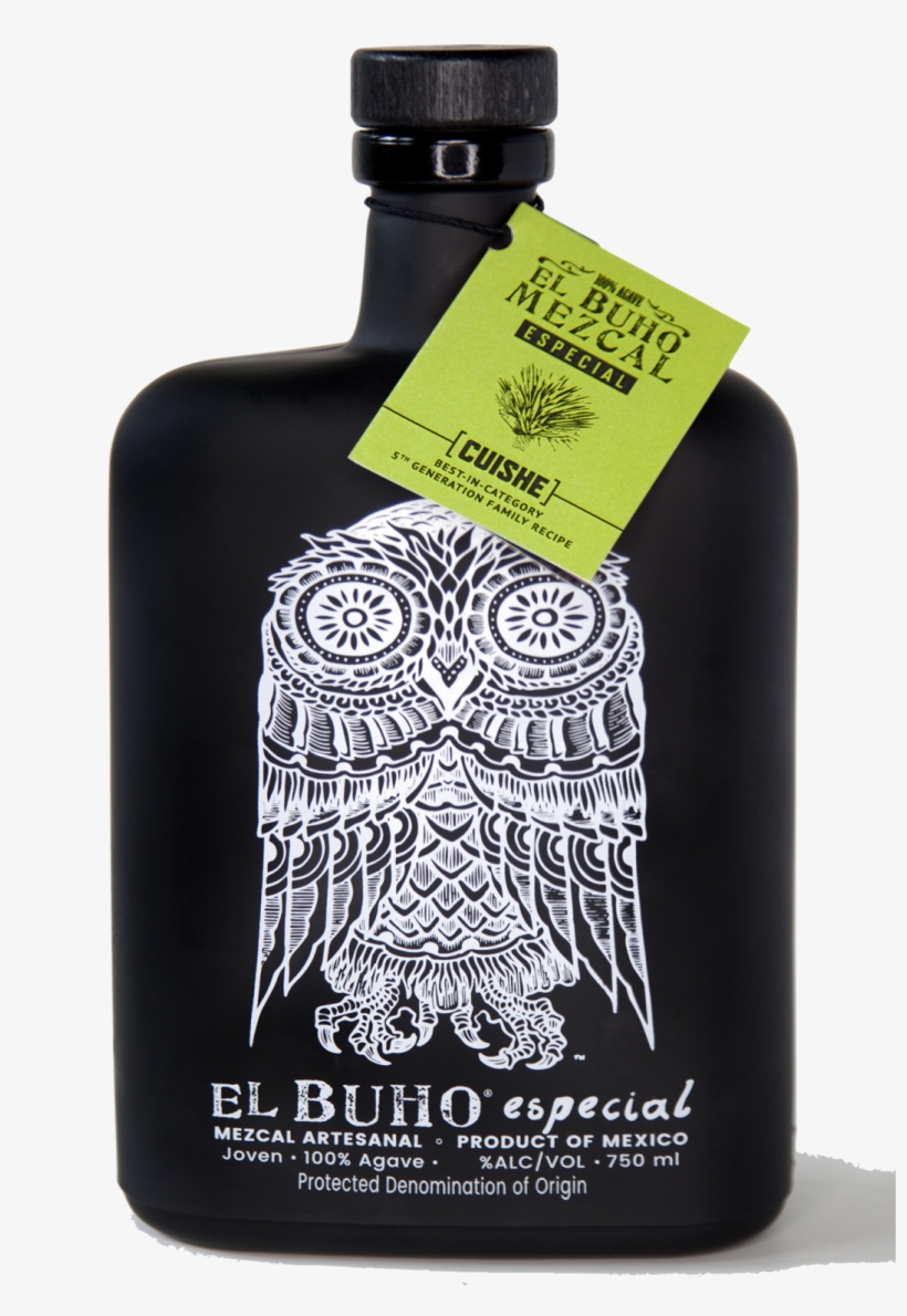 El Buho Especial Limited Edition Cuishe Mezcal - Tequila, transparent png #3552833