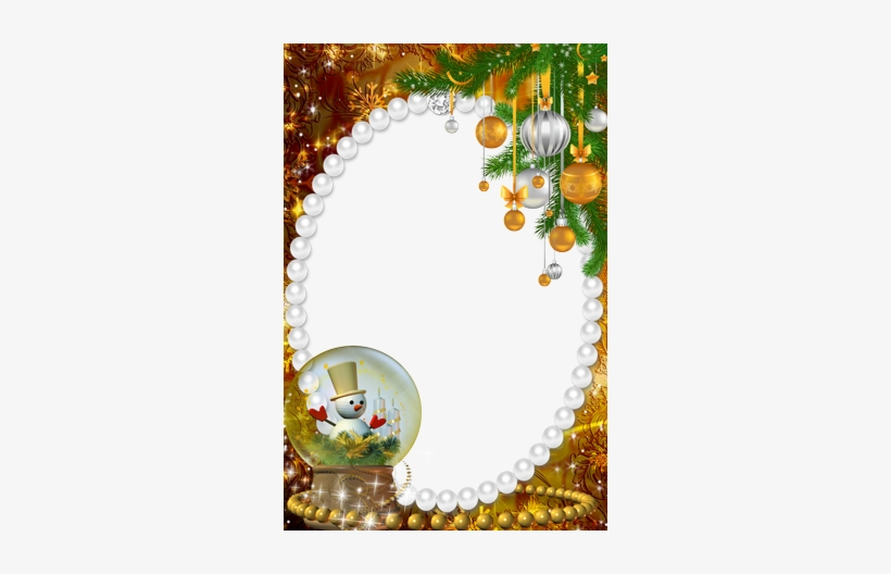 Photo Frame - Christmas Magic - Merry Christmas Frame, transparent png #3553117