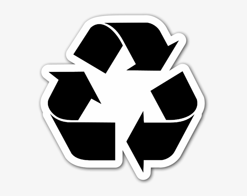 Reciclaje Pegatina - Recycle Symbol, transparent png #3553396