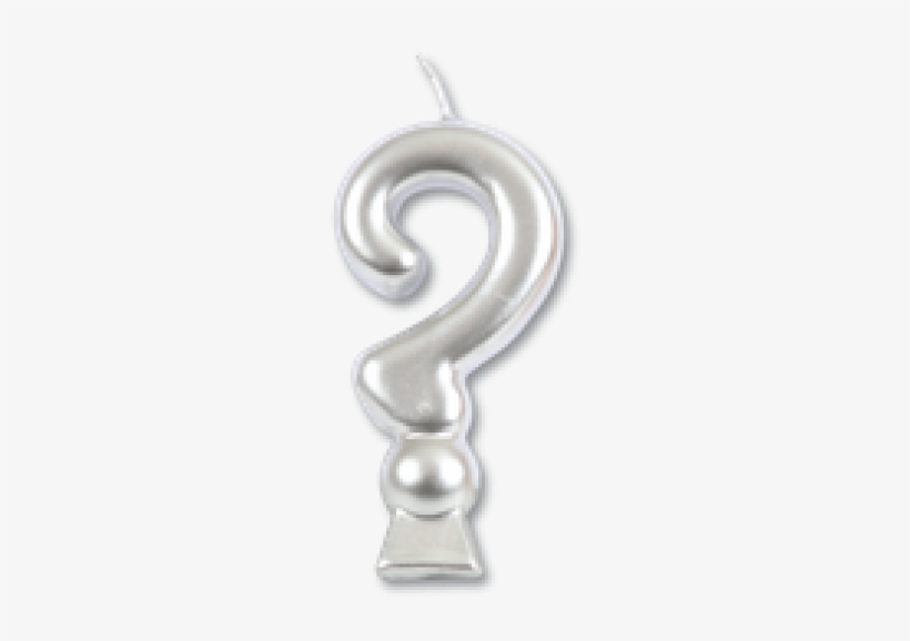 Vela Interrogação Prata - Earrings, transparent png #3553499