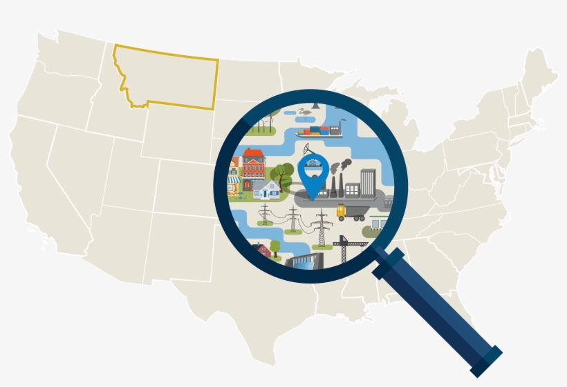 Montana's Safest Cities - Big Cities Are Surrounded By Suburbs Clipart, transparent png #3553650