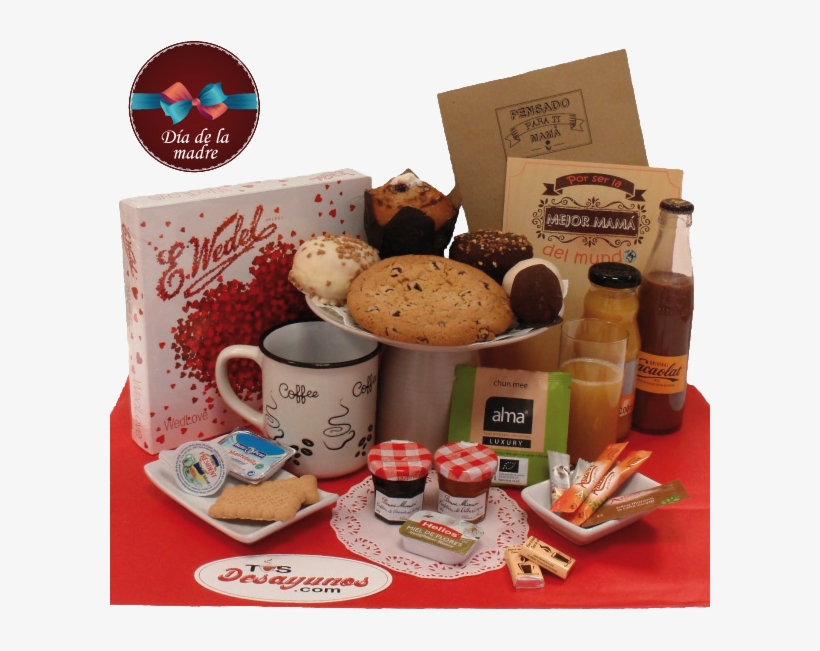 Desayuno A Domicilio Día De La Madre Dulce - E. Wedel 117g Od Serca Czekoladki Mleczne Z Dwuwarstwowym, transparent png #3553817