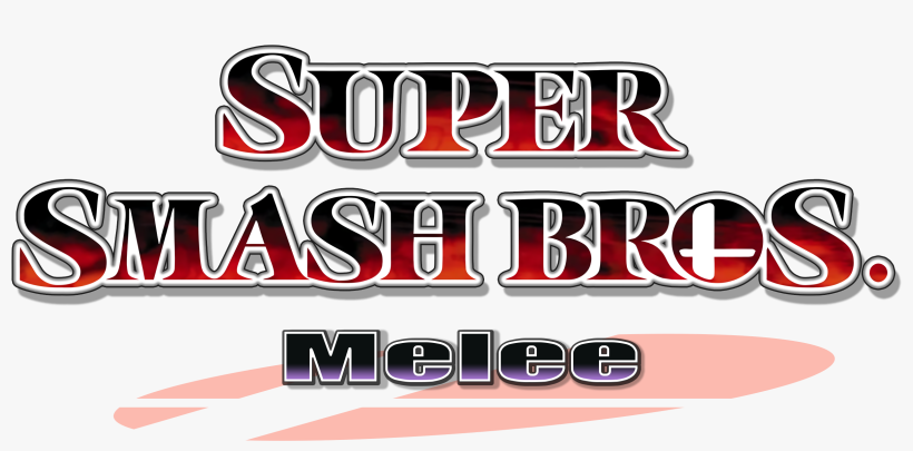The Melee Logo In Hd Http - Super Smash Bros Melee Logo, transparent png #3554183