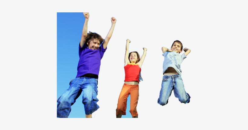 Image - Kids Jumping, transparent png #3554542