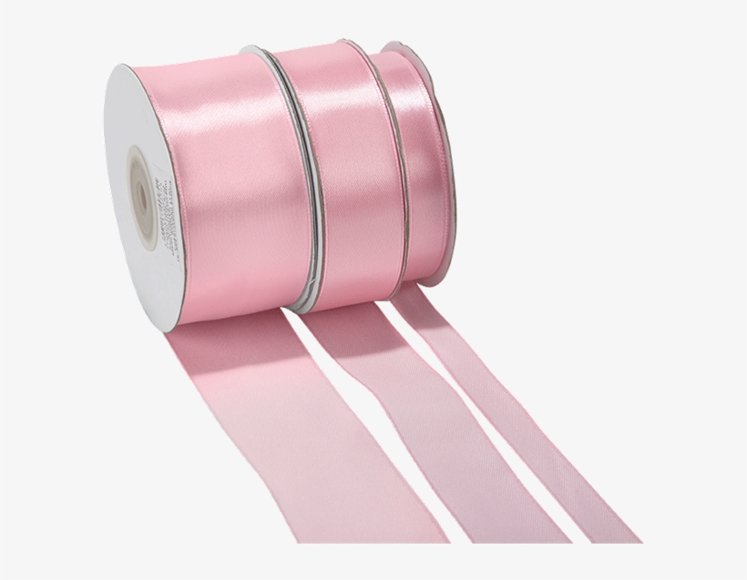Ruban De Satin Rose 38 Mm Longueur 25 M - Ruban De Satin Rose 12 Mm Longueur 25 M, transparent png #3555858
