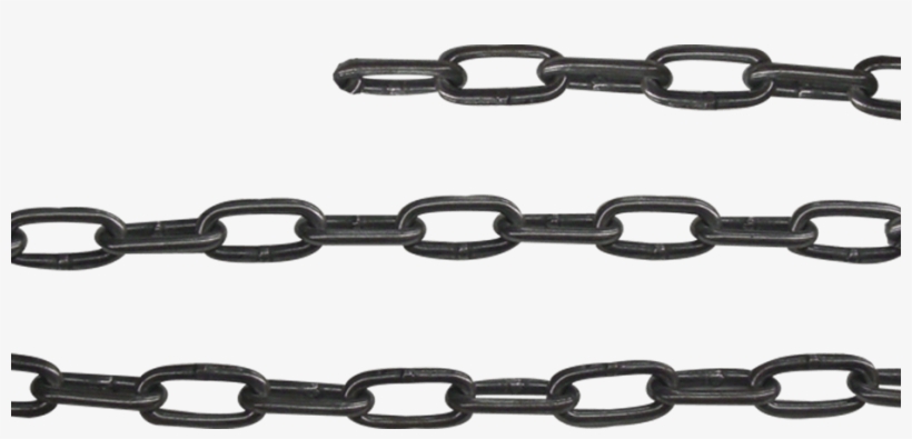 Cadena De Eslabon Pulida 1/8 Código - Chain Black, transparent png #3556132