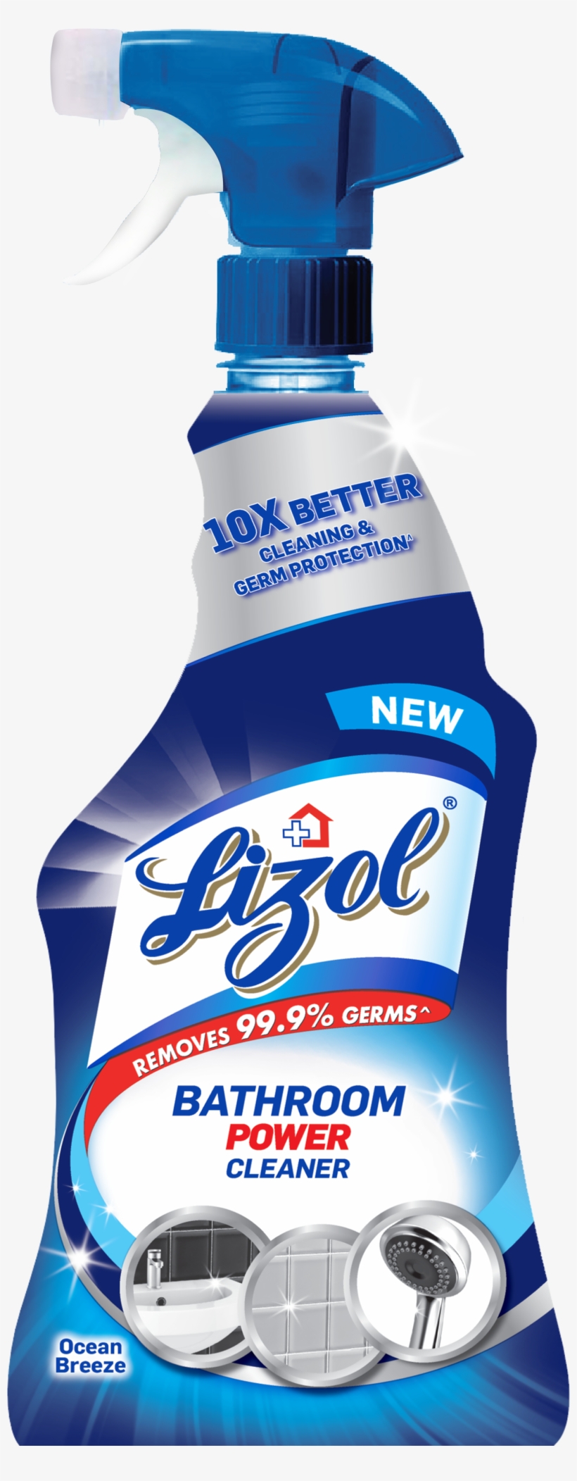 Lizol Bathroom Power Cleaner - Lizol Kitchen Power Cleaner, transparent png #3556706