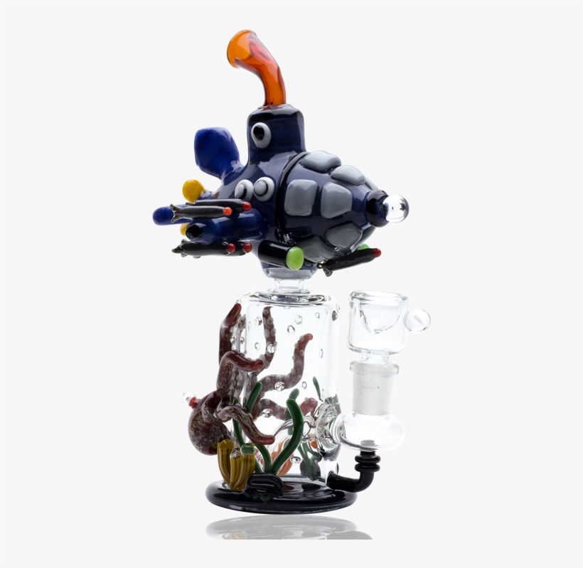 Empire Glassworks Submarine Dab Rig - Figurine, transparent png #3556873