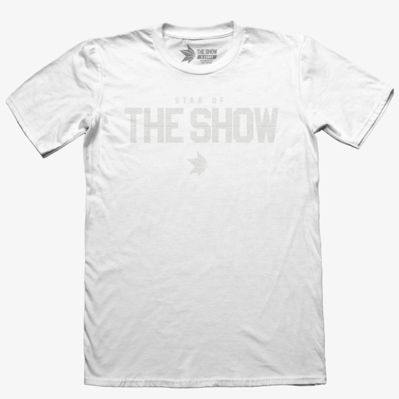 The Show Premium Fit Ghost Grip T-shirt Chrome - T-shirt, transparent png #3556964