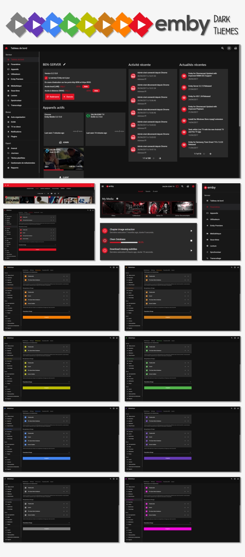 Dark - Themes - V2 - Emby, transparent png #3557094