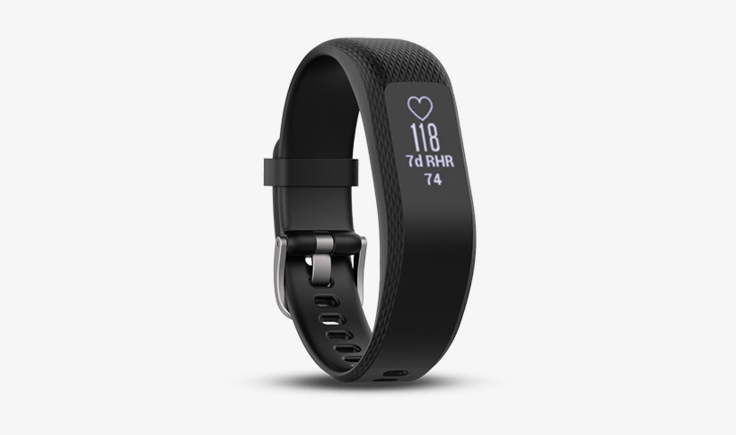 Garmin Activity Monitors Black / Small/medium Garmin - Garmin Vivosmart 3 Activity Tracker Small/medium -, transparent png #3557617