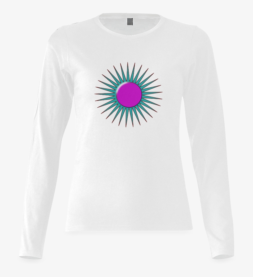 Starburst Graphic In Purple And Turquoise With Highlight - Samata Sainik Dal, transparent png #3557641