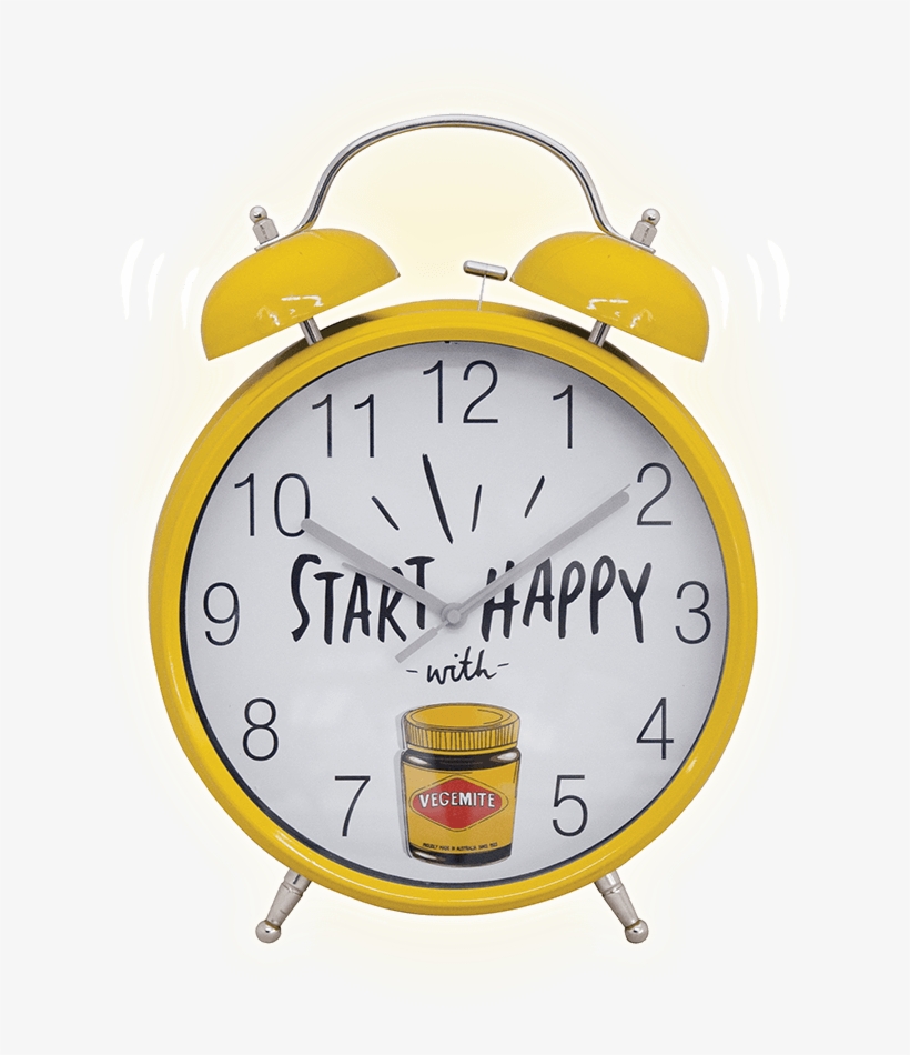 Vegemite Clock - Relogio De Mesa Infantil, transparent png #3558145