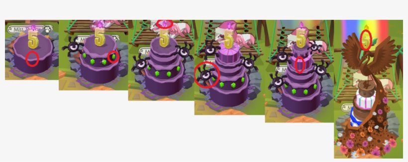 2nd Birthday Cake Animal Jam Related - Animal Jam 5th Birthday Cake, transparent png #3558252