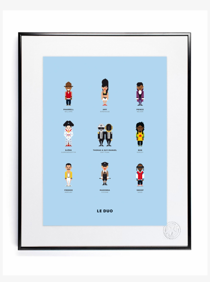 Image - Postcard Pack Le Duo Celebrites, transparent png #3558927