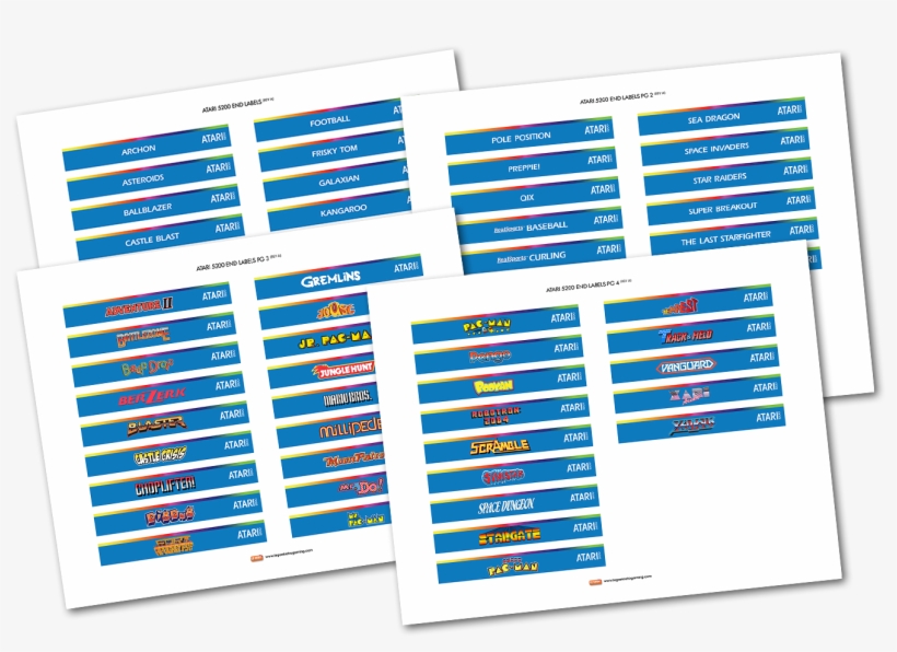 And The Newly Listed 8-bit Conversions In The Atari - Paper, transparent png #3559053