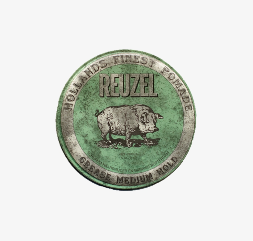 Reuzel Green Medium Hold Grease - Reuzel Grease Medium Hold 12 Oz, transparent png #3559117