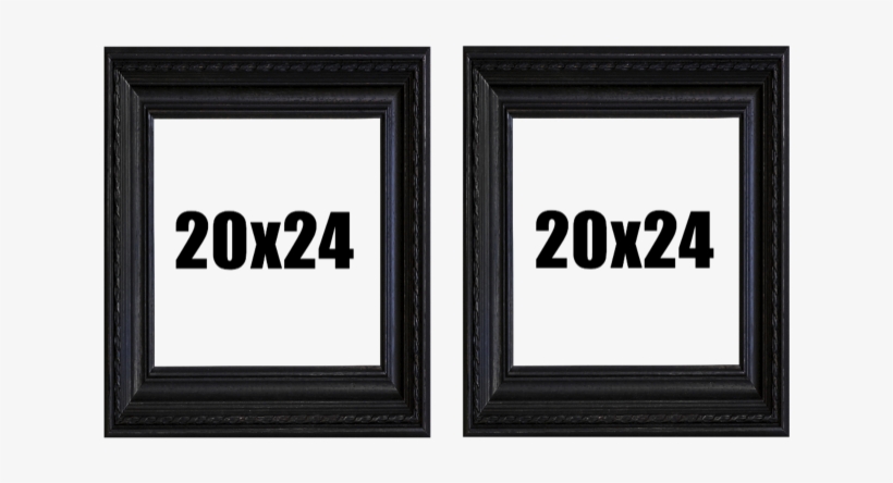 How To Hang 2 Large Frames - Picture Frame, transparent png #3559226