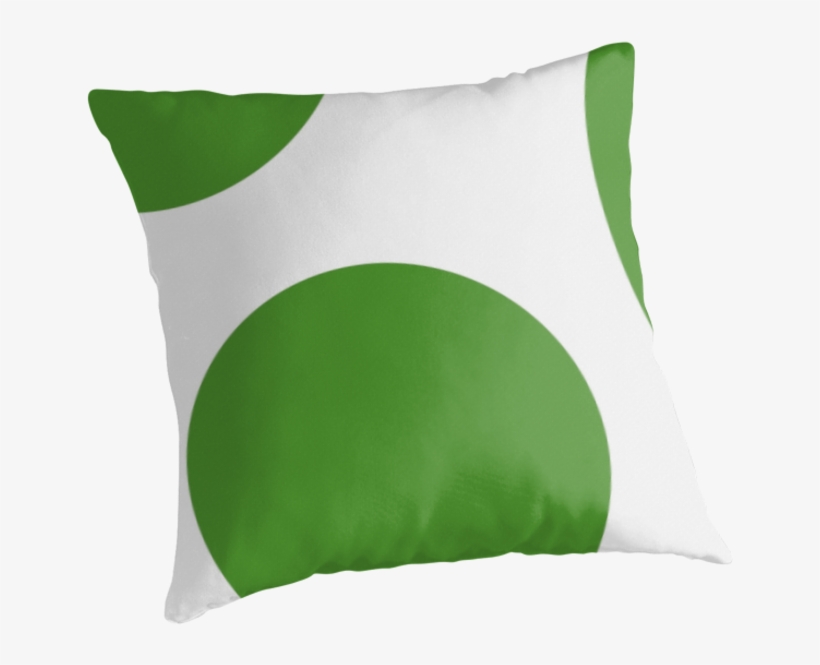 "yoshi Egg" Throw Pillows By Lyricallyinclin - Throw Pillow, transparent png #3559248